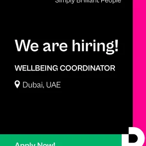 Join Our Global Team at BLR WORLD 🌍

We are seeking a motivated and enthusiastic individual to join our team as a Wellbeing Coordinator based in Abu Dhabi, UAE. 

This opportunity will provide valuable hands-on experience in coordinating our activations specifically for our live Abu Dhabi museum projects, as well as supporting initiatives for our BLR WORLD Core Team based in Dubai and virtually for our International Team members. The Coordinator will work closely with our Wellbeing Team to deliver the planning, organisation and execution of various wellbeing activities designed to promote physical fitness and mental wellness.

Candidates must have graduated with a relevant degree program such as Sports Management, Recreation, Exercise Science, or a related field. Excellent English and Arabic communication skills, both written and verbal are required. 

Are you passionate about sports, fitness and promoting wellbeing?

Read the full job description and apply now via the link in bio!

#BLRWORLD #SimplyBrilliantPeople #Wellbeing