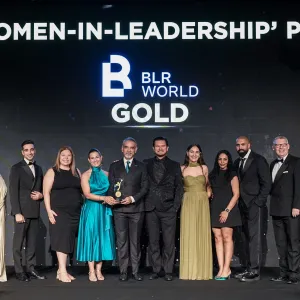Different people. Different stories. One golden achievement. 🏆

BLR WORLD is proud to be awarded Gold for “𝗕𝗲𝘀𝘁 𝗪𝗼𝗺𝗲𝗻 𝗶𝗻 𝗟𝗲𝗮𝗱𝗲𝗿𝘀𝗵𝗶𝗽 𝗣𝗿𝗼𝗴𝗿𝗮𝗺” at the Employee Happiness Awards UAE 2026. 

For us, gender equity is not a campaign. It is embedded in our corporate governance as a pillar of our global growth strategy, driving women’s advancement in leadership and ensuring they thrive once there.

Our results speak for themselves: women represent 𝟱𝟲% of our Core Team, 𝟲𝟬% of Senior Leadership, and 𝟳𝟵.𝟳% of our live projects. Because for us leadership is about more than a title. It is about the impact we make and the people we empower.

To the remarkable women of BLR WORLD: this recognition belongs to you.
Thank you to Jatin, Amorette, Pallavi, Ruth, and the entire Employee Happiness Awards team for celebrating organisations that are shaping better workplace culture.

This is a milestone, not a finish line. We will keep championing women in leadership and opening doors for the next generation. 💫

#BLRWORLD #SimplyBrilliantPeople #EHAUAE2026 #WomenInLeadership #EmployeeHappinessAwards
